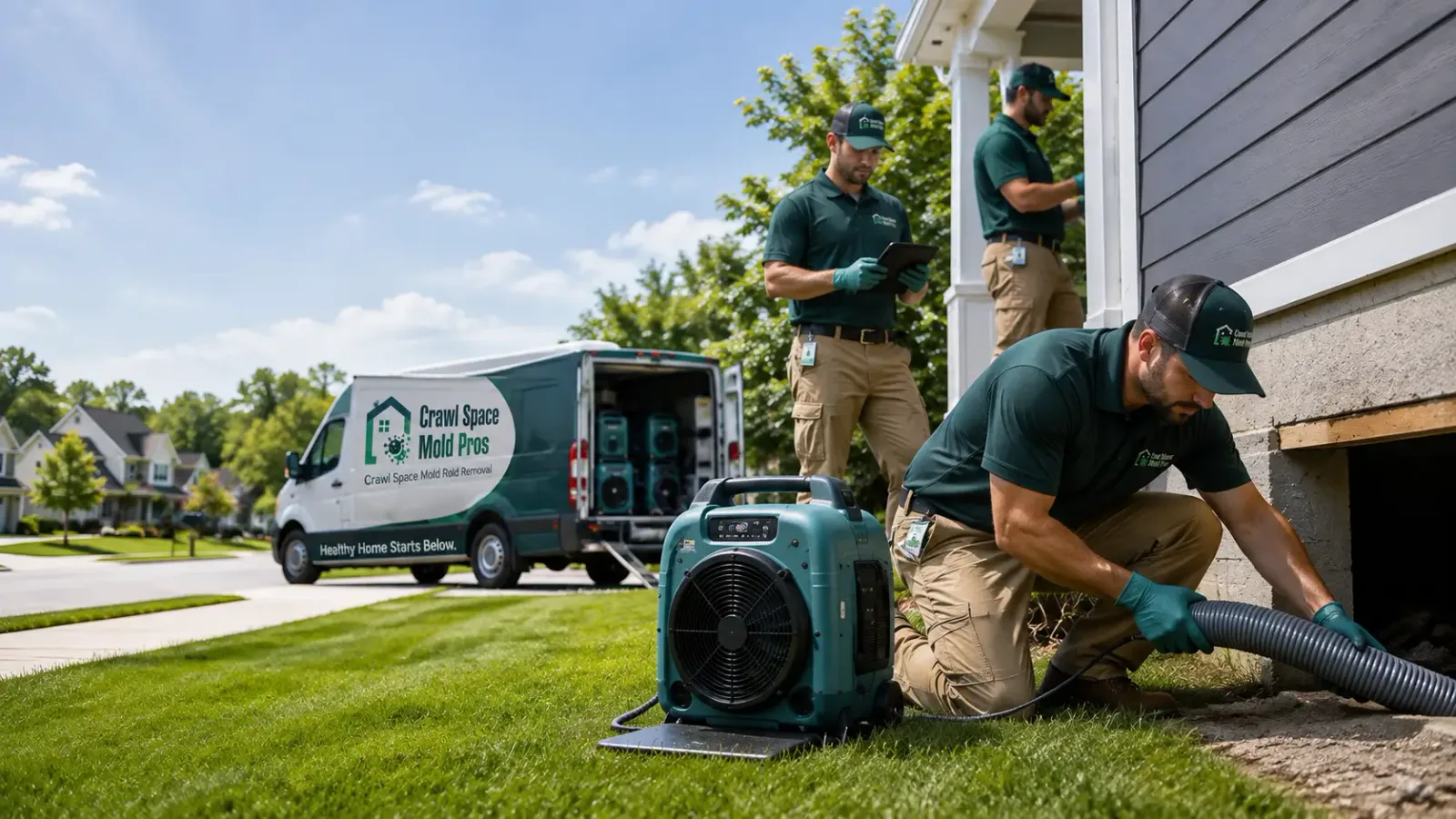 Crawl Space Mold Removal in Hope, AK